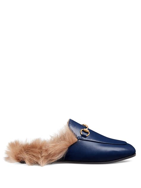 gucci loafers women with fur|gucci princetown sale.